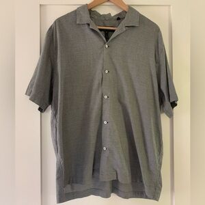 Rag & Bone Black and White Houndstooth shirt